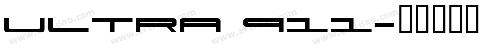 Ultra 911字体转换
